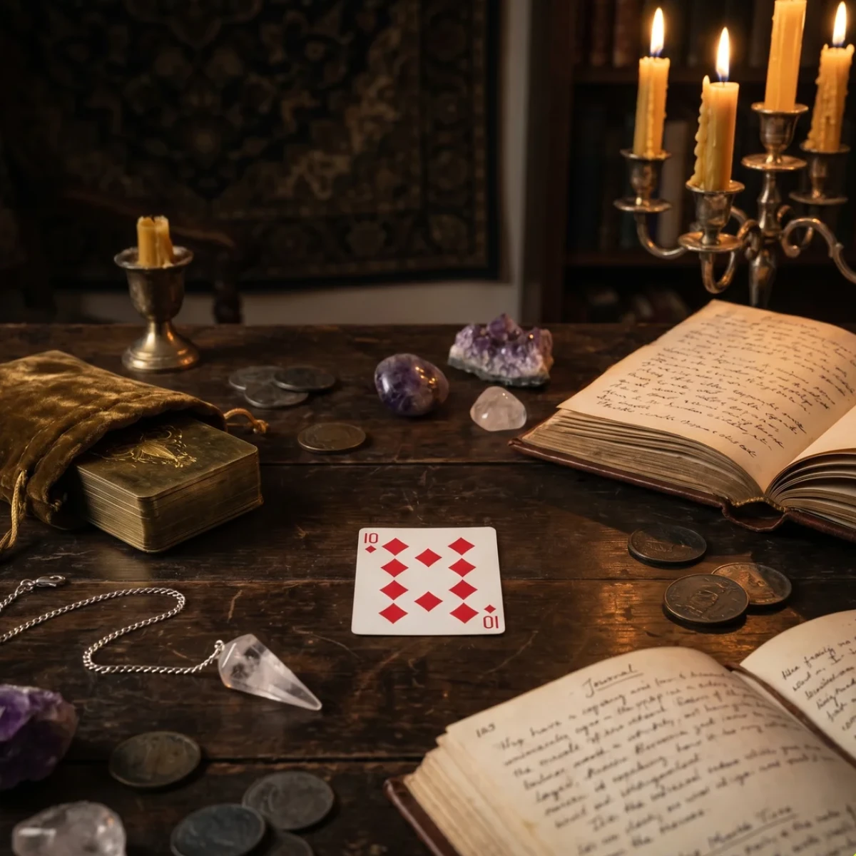 10 Diamonds Cartomancy Generator