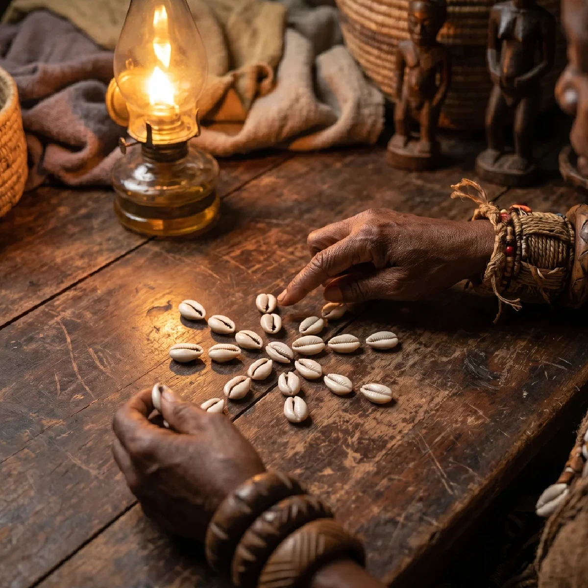 16 Cowrie Shell Divination Generator
