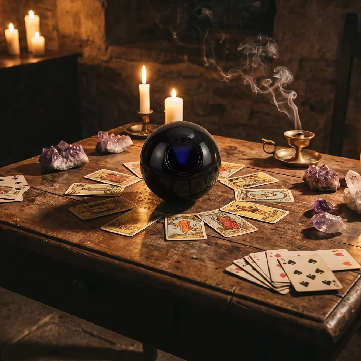 Magic 8 Ball Divination Generator