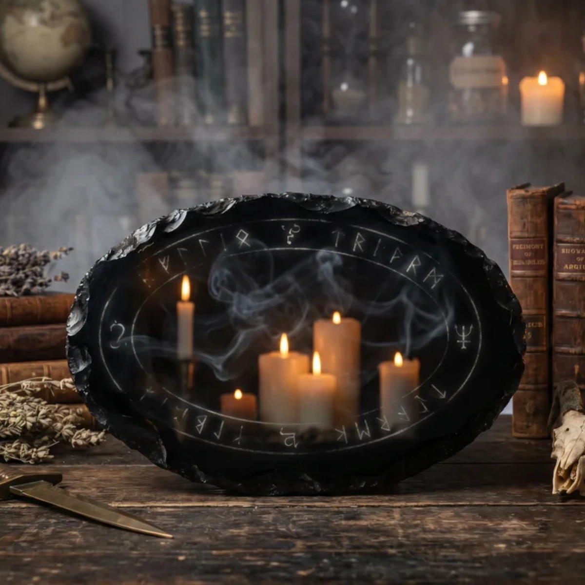 Black Scrying Mirror Generator